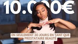 Miniature : D'étudiante à 10.000€ en 1 mois en étant prestataire de service beauté  (+ MA STRATÉGIE ET CONSEILS)