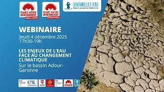 Miniature : Webinaire Enjeux de l’eau face au changement climatique sur le bassin Adour-Garonne