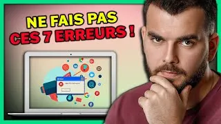 Miniature : 🚨 Les 7 Pires Erreurs des Débutants en Marketing Digital à Éviter Absolument !