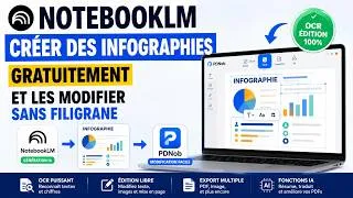 Miniature : NotebookLM : Comment créer des infographies GRATUITEMENT et les modifier SANS filigrane (Conseils)