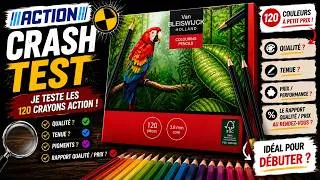 Miniature : 😱 CRASH TEST des crayons ACTION : la surprise à moins  de 10€ ?