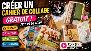 Miniature : Tuto zen : fabriquer son premier cahier de collage avec de la récup  (Partie 1)