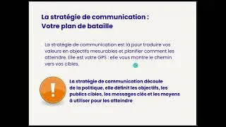 Miniature : DE LA VISION À L'ACTION : CONSTRUIRE UNE COMMUNICATION COHÉRENTE ET STRATÉGIQUE