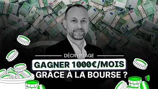 Miniature : Combien il te faut VRAIMENT pour gagner 1 000€/mois en bourse 💰