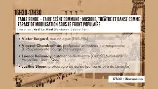 Miniature : Le Front populaire : un élan culturel - 5. Faire scène commune : musique, théâtre et danse / Conclus