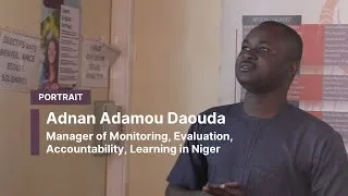 Miniature : PORTRAIT : Adnan Adamou Daouda, Manager of Monitoring, Evaluation, Accountability, Learning in Niger