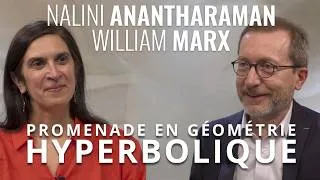 Miniature : Promenade en géométrie hyperbolique : dialogue entre Nalini Anantharaman et William Marx