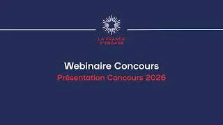 Miniature : Webinaire Présentation du concours 2026