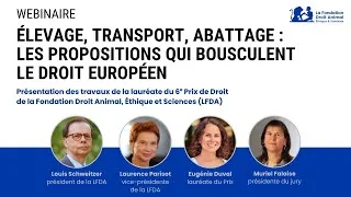 Miniature : Améliorer le droit applicable aux animaux d'élevage | Prix de Droit de la LFDA