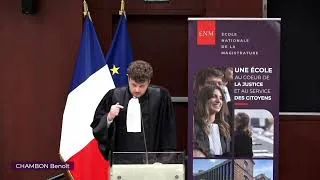 Miniature : Prix Jeunes 2026, ENM promo 2024, réquisitoire 6 : Benoît CHAMBON