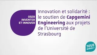 Miniature : Le soutien de Capgemini Engineering aux projets de l'Université de Strasbourg