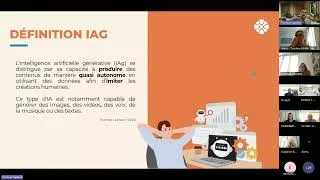 Miniature : WEBINAIRE 4 : Apprentissage et IA