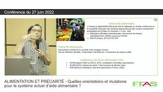 Miniature : Conférence FFAS - "Principes directeurs pour une sécurité alimentaire durable et piste de la SSA"