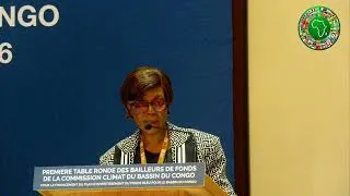 Miniature : Table Ronde des bailleurs de fonds : Allocution de la Ministre Soudan-Nonault,,  SE. de la CCBC