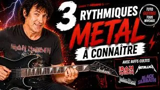 Miniature : 3 RYTHMIQUES INDISPENSABLES EN METAL (8 riffs cultes)