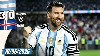 Miniature : Argentina vs Island | highlights | 10/06/2026