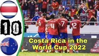 Miniature : Costa Rica vs New Zealand 1-0 / All Goals & Extented Highlights 2022
