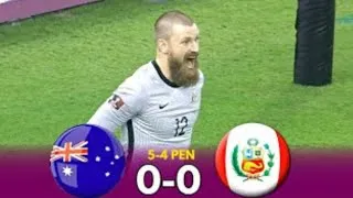Miniature : Australie vs Peru 5-4 / Penalty Shootout 2022