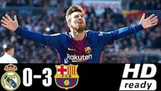 Miniature : REAL MADRID vs BARCELONA (0-3) | RESUME ET TOUS LES BUTS 23/12/2017