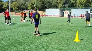 Miniature : EXERCICE TRANSITION AVEC FINITION AU BUT GIRONA FC (footdetection.com)