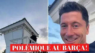 Miniature : Robert Lewandowski est au coeur d'une polémique au  Barça dès son arrivée -actufoot
