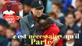 Miniature : Jürgen kloop juge "Nécessaire" le départ de Sadio Mané au Bayern Munich -actufoot