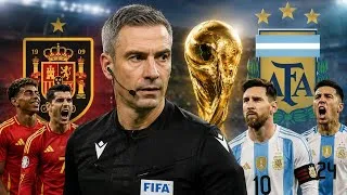 Miniature : 🚨 Finale Espagne 🇪🇸 vs Argentine 🇦🇷 : L'arbitre fait déjà polémique !