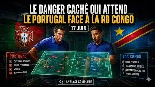 Miniature : Le danger caché qui attend le Portugal face à la RD Congo(Analyse complète)