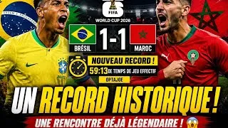 Miniature : 🚨 BRÉSIL 🇧🇷 - MAROC 🇲🇦 ENTRE DÉJÀ DANS L'HISTOIRE ! UN RECORD INCROYABLE EST TOMBÉ ! 😱🌍