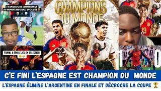Miniature : 🚨 LA ROJA AU SOMMET ! L’ESPAGNE BAT L’ARGENTINE ET DÉCROCHE LE TITRE MONDIAL 🏆😱