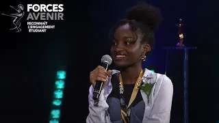 Miniature : Gala secondaire 2024, Urielle Kenania Oukouomi Guéké, Catégorie AVENIR Personnalité engagée