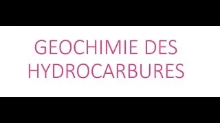 Miniature : Géochimie des hydrocarbures | Matière organique, kérogènes & roches mères
