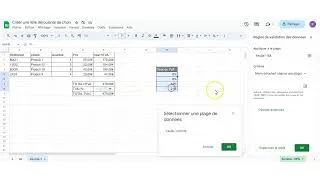 Miniature : creer une liste deroulante de choix avec Gsheet