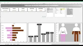 Miniature : Excel pour les Ressources Humaines : Calcul de l'Âge, Ancienneté, Tranches d'Âge Pyramide des Âges