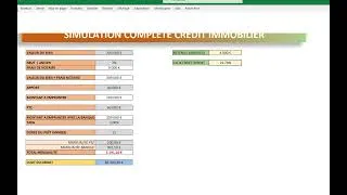 Miniature : 🏠 Simulation complète de crédit immobilier sur Excel – De A à Z