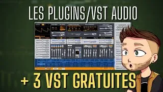 Miniature : Les plugins audio + 3 Plugins gratuits VST 🎹 [ 33 - Xlrstudio ] Formation Mao