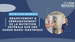 Miniature : Branchement et débranchement de la nutrition entérale sur une sonde naso-gastrique