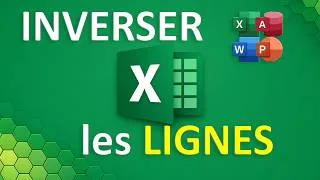 Miniature : Inverser les lignes d'un tableau Excel par formule