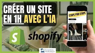 Miniature : Comment ENFIN Créer Un Site E-commerce Shopify Avec l’IA – Tutoriel Complet 2026