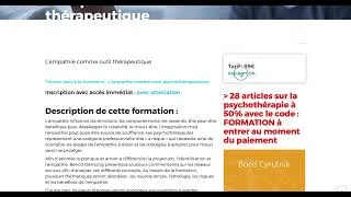 Miniature : FormationsPsy - Utiliser un code promo