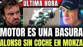 Miniature : 🚨ÚLTIMA HORA: ALONSO SE QUEDA SIN COCHE en MONZA y SALE a LA LUZ la VERDADERA CAUSA del FALLO MOTOR