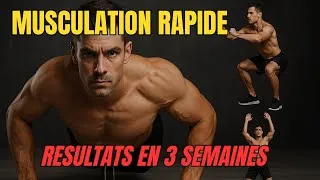 Miniature : 5 EXERCICES pour prendre du MUSCLE en 3 SEMAINES (Sans équipement)