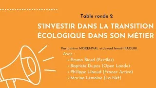 Miniature : FH 22 - TR2 : S'investir dans la transition écologique dans son métier