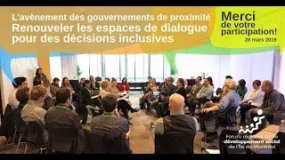 Miniature : Renouveler les espaces de dialogue pour des décisions inclusives 20190328