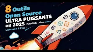 Miniature : 8 Outils Open Source ULTRA PUISSANTS en 2025 🚀 | Gophish, Odoo, Gitea, Listmonk & Plus !