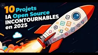 Miniature : 10 Projets IA Open Source INCONTOURNABLES en 2025 🚀