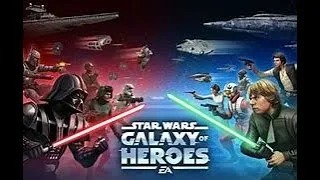 Miniature : Star Wars galaxy of heroes : en ce jeu est la force.
