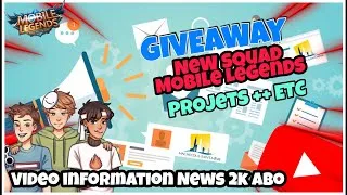 Miniature : GIVEAWAY | Création de Squad ML | Projets YOUTUBE | Serveur DISCORD - VIDEO INFORMATION 2021/2022