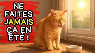 Miniature : Erreurs FATALES en été qui détruisent la santé de votre chat — et comment LE SAUVER !