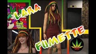 Miniature : Lara fumette